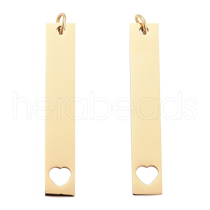 Ion Plating(IP) 304 Stainless Steel Pendants STAS-I311-13G-1