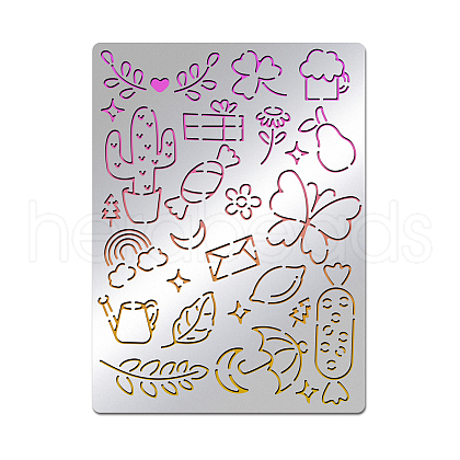 Custom Stainless Steel Cutting Dies Stencils DIY-WH0289-032-1