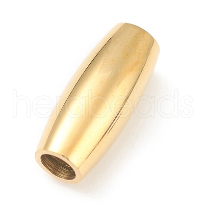 304 Stainless Steel Magnetic Clasps STAS-O148-08C-G-1