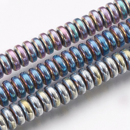 Electroplate Non-magnetic Synthetic Hematite Beads Strands G-I200-04-1