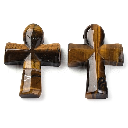Natural Tiger Eye Pendants G-B122-02N-1