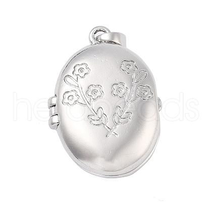 Brass Locket Pendants KK-H206-01P-01-1