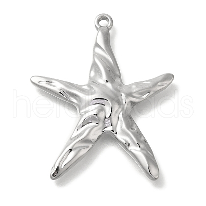 Ocean Theme Anti-Tarnish 304 Stainless Steel Pendants STAS-Z092-06P-01-1
