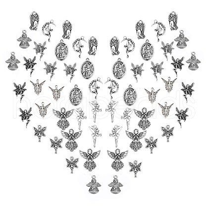 SUNNYCLUE Tibetan Style Alloy Pendants TIBEP-SC0001-61-1