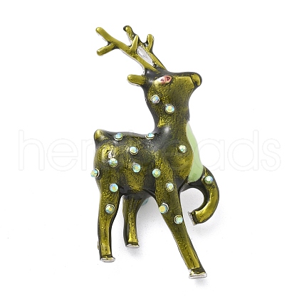 Sika Deer Enamel Pins JEWB-E041-15P-01-1