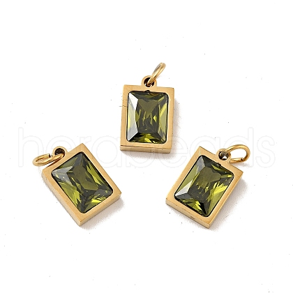 PVD Vacuum Plating 304 Stainless Steel Pendants STAS-D189-03G-B05-1