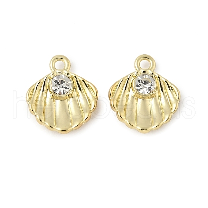 Alloy Rhinestone Pendants PALLOY-F316-02C-G-1