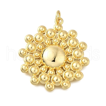 Brass Pendants KK-S523-08G-1