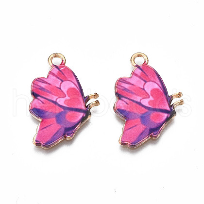 Printed Alloy Pendants PALLOY-N168-003G-1