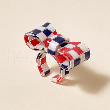 Resin Open Cuff Rings for Women FS-WG327AE-04-1