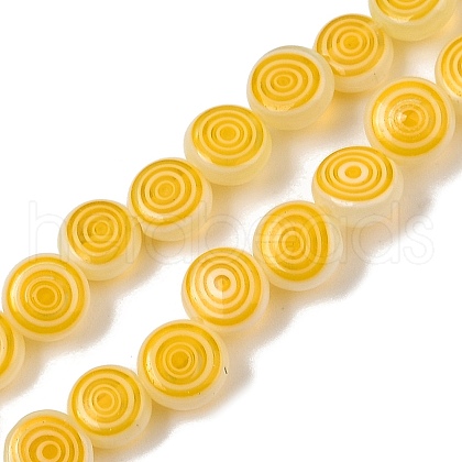 Handmade Lampwork Beads Strands LK-R004-51C-1
