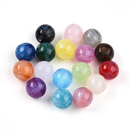 Opaque Resin Beads RESI-N042-10mm-13-1