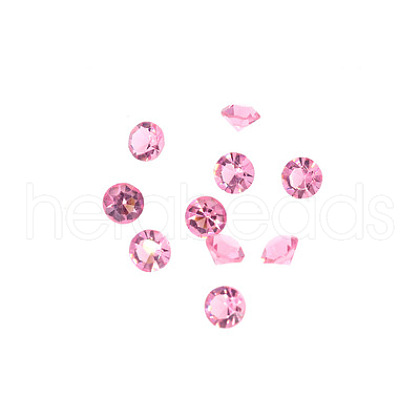 Glass Rhinestone Cabochons GLAA-TAC0005-4mm-10-1