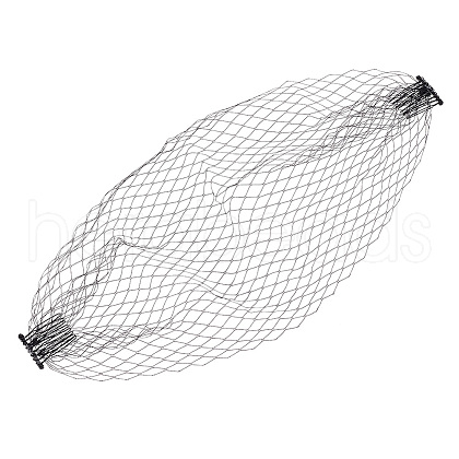 Nylon Fascinator Mesh Face Veil OHAR-WH0034-10B-1