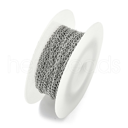 304 Stainless Steel Curb Chains CHS-Z005-02P-1