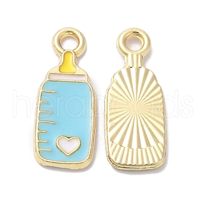 Alloy Enamel Pendants ENAM-D046-41G-01-1