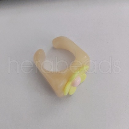 Resin Cuff Rings for Women FS-WG9F4B1-03-1