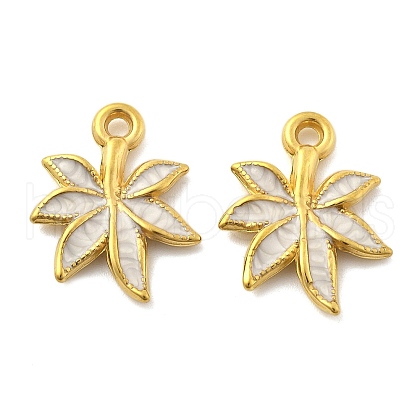 304 Stainless Steel Enamel Pendants STAS-D369-07G-1