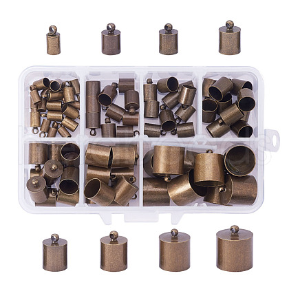   Brass Cord Ends KK-PH0033-01-NF-1