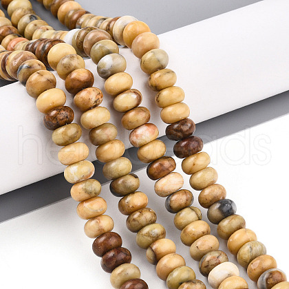 Natural Yellow Opal Beads Strands G-T140-74-1