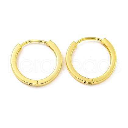 Brass Hoop Earrings EJEW-L211-08C-G-1