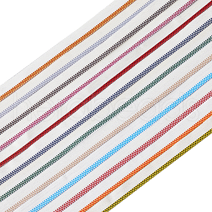 SUPERFINDINGS 14Pcs 14 Colors Polycotton Ribbon OCOR-FH0001-37-1
