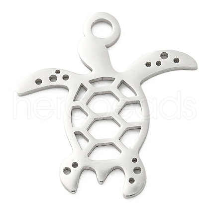 Non-Tarnish 304 Stainless Steel Pendants STAS-B056-10P-05-1