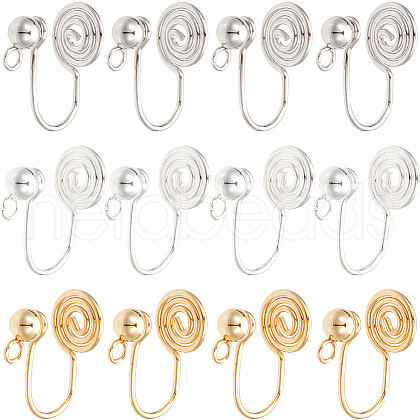 SUNNYCLUE 30Pcs 3 Colors 304 Stainless Steel Ear Cuff Findings STAS-SC0008-43-1