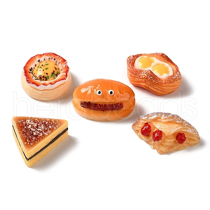 Opaque Resin Imitation Bread Decoden Cabochons CRES-Z006-07-1