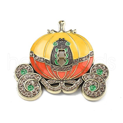 Pumpkin Carriage Enamel Pins JEWB-P046-03AG-01-1
