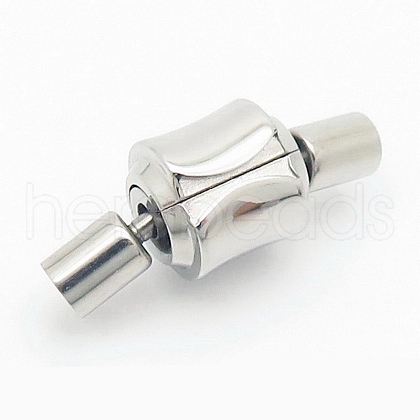 304 Stainless Steel Box Clasps PW-WGA375E-03-1