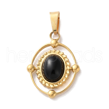 Natural Black Onyx(Dyed & Heated) Pendants STAS-C120-14G-07-1