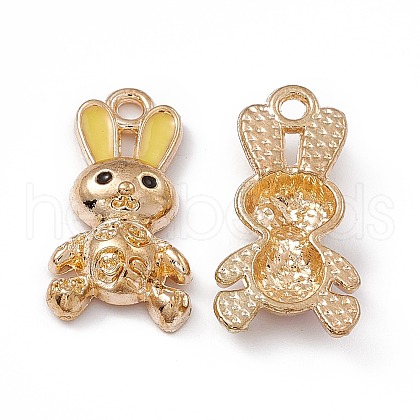 Alloy Enamel Pendants ENAM-C006-06G-02-1