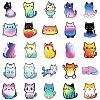 50Pcs Cartoon Cat Paper Sticker STIC-C012-02-4