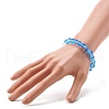 Synthetic Moonstone Stretch Bracelets for Teen Girl Women BJEW-JB06702-3