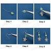 SUNNYCLUE Ocean Fish Pendant Earring DIY Making Kits DIY-SC0017-85-4