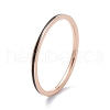 1mm Simple Enamel Finger Ring for Girl Women RJEW-C012-04E-RG-02-3
