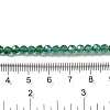Electroplate Transparent Glass Beads Strands EGLA-A035-T4mm-L18-4