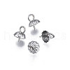Non-Tarnish 304 Stainless Steel Cup Peg Bails Pendants X-STAS-S057-56-1