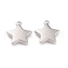Non-Tarnish 304 Stainless Steel Charms STAS-O145-31B-P-1