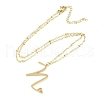 304 Stainless Steel Pendant Necklaces NJEW-H029-02G-N-2