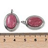 Natural Rhodonite Pendants KK-P283-54P-02-3