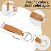 SUNNYCLUE 8 Colors PU Leather Keychain KEYC-SC0001-22-2