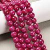 Natural Mashan Jade Round Beads Strands G-D263-10mm-XS12-1