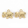 Rack Plating Alloy Pendants Rhinestone Settings PALLOY-N155-97-RS-1