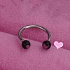 316L Stainless Steel Hoop Nose Rings WGEE114-24-1