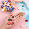 Jewelry 100Pcs 25 Style Opaque Resin Decoden Cabochons CRES-PJ0001-03-16