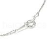 Brass Chain Necklaces NJEW-D077-S-2