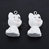 Opaque Resin Pendants RESI-T053-19-4
