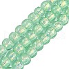 Handmade Foil Lampwork Beads Strands FOIL-K003-04D-1